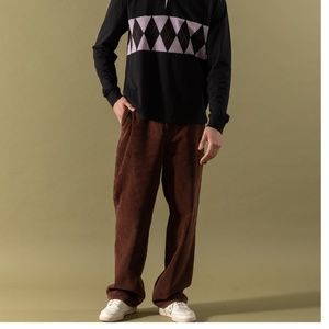 RSQ Mens Brown Utility Corduroy Pants